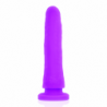 DELTA CLUB - TOYS ARNES + DILDO LILA SILICONA MEDICA 20 CM -O- 4 CM
