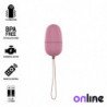 ONLINE - HUEVO VIBRADOR ROSA CON CONTROL REMOTO