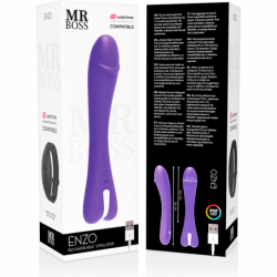MR BOSS - VIBRADOR ENZO + CONTROL REMOTO WATCHME