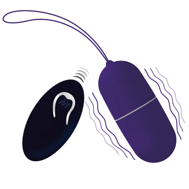 INTENSO - HUEVO VIBRATORIO FLIPPY I CON CONTROL REMOTO MORADO