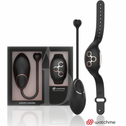 ANNE'S DESIRE - TECNOLOGÍA DE CONTROL REMOTO CON HUEVO WATCHME NEGRO/DORADO