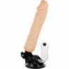 BASECOCK - VIBRADOR REALISTA CON CONTROL REMOTO, COLOR CARNE, 20 CM -O- 4 CM