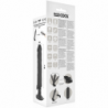 BASECOCK - VIBRADOR REALISTA CON CONTROL REMOTO NEGRO 21 CM -O- 4 CM