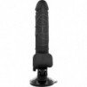 BASECOCK - VIBRADOR REALISTA CON CONTROL REMOTO NEGRO 18,5 CM -O- 4CM