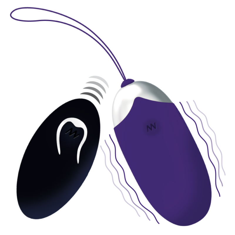 INTENSO - HUEVO VIBRADOR FLIPPY II CON CONTROL REMOTO MORADO