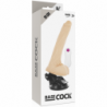 BASECOCK - VIBRADOR REALISTA CON CONTROL REMOTO COLOR CARNE 19 CM -O- 4 CM
