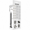 BASECOCK - VIBRADOR REALISTA CON CONTROL REMOTO NEGRO 20 CM -O- 4 CM