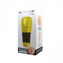 PRETTY LOVE - KITTY ULTRA VAGINA SIMULADOR MASTURBADOR MASCULINO