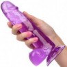 CALEXOTICS - DILDO TAMAÑO QUEEN MORADO 15,3 CM