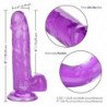 CALEXOTICS - DILDO TAMAÑO QUEEN MORADO 15,3 CM