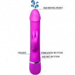 PRETTY LOVE - VIBRADOR HENRY CON 12 MODOS DE VIBRACIÓN Y FUNCIÓN DE EYACULACIÓN FEMENINA