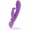 VIBRADOR OSCILANTE DE SILICONA CON FORMA DE CONEJO LILA INTENSO - SUSY