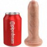 KING COCK - DILDO REALISTA DE CARNE SIN CIRCUNCIDAR DE 15 CM