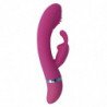 INTENSO - VIBRADOR OSCILANTE SUSY DE SILICONA ROSA CONEJO