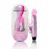 BAILE - VIBRADOR CON ESTIMULADOR ROSA AJUSTABLE