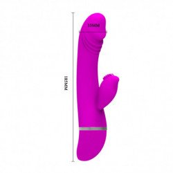 AMOR PRECIOSO - VIBRADOR DE COQUETEO CON RABBIT DAVID