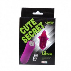BAILE - VIBRADOR ESTIMULADOR CON FORMA DE MARIPOSA SECRETA Y LINDA 12V