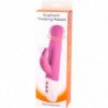 SIETE CREACIONES - VIBRADOR DE CONEJO EUFÓRICO CON ROTACIÓN LILA