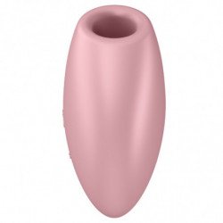 SATISFYER - CUTIE HEART ESTIMULADOR Y VIBRADOR ROSA