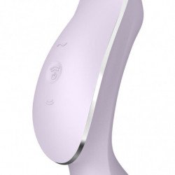 SATISFYER - CURVY TRINITY 2 ESTIMULADOR Y VIBRADOR MORADO
