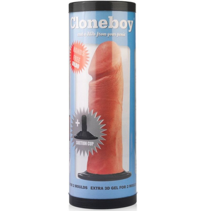 CLONEBOY - DILDO & SUCTION CAP ROSA