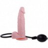 BAILE - DILDO INFLABLE REALISTA CON VENTOSA DE 15 CM