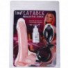 BAILE - DILDO INFLABLE REALISTA CON VENTOSA DE 15 CM