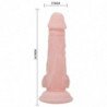BAILE - SUPER DILDO REALISTICO NATURAL 16.5 CM