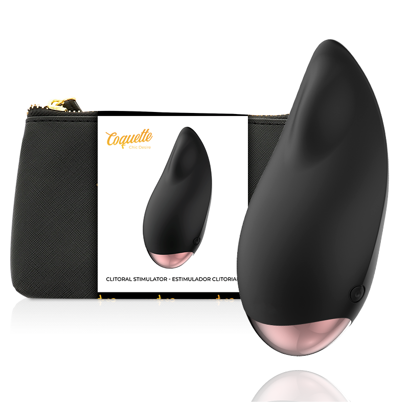COQUETTE CHIC DESIRE - ESTIMULADOR CLITORIAL NEGRO / DORADO