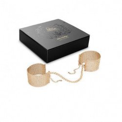 JOYERÍA - ESPOSAS DE MALLA METÁLICA DORADA DE METALLIC DESIRE