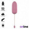 ONLINE - HUEVO VIBRADOR WATERPROOF ROSA