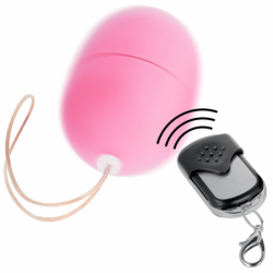 ONLINE - HUEVO VIBRATORIO ROSA CON CONTROL REMOTO