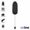 ONLINE - HUEVO VIBRATORIO IMPERMEABLE NEGRO
