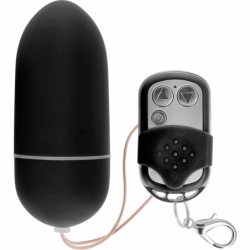 ONLINE - HUEVO VIBRADOR CON CONTROL REMOTO, NEGRO