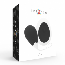 INTENSO - HUEVO VIBRATORIO JAN CON CONTROL REMOTO NEGRO