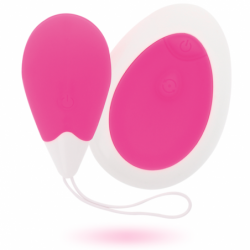 INTENSO - VIBRADOR JAN EGG CON CONTROL REMOTO ROSA