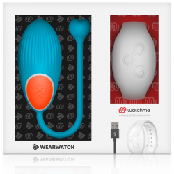 WEARWATCH - CONTROL REMOTO CON TECNOLOGÍA WATCHME, AZUL HUEVO / NIVEO