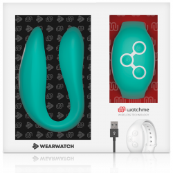 WEARWATCH - WATCHME CON TECNOLOGÍA DUAL Y VIBRADOR VERDE LUMINOSO