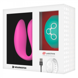 WEARWATCH - WATCHME VIBRATOR DE DOBLE TECNOLOGÍA FUCSIA / AGUA DE MAR