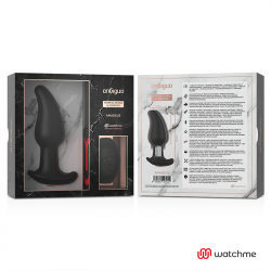 ANBIGUO - VIBRADOR ANAL CON CONTROL REMOTO WATCHME Y PERLAS AMADEUS ROTATIVAS