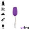 ONLINE - HUEVO VIBRADOR CON CONTROL REMOTO M MORADO