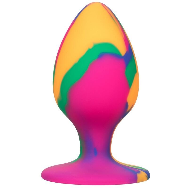 CALEXOTICS - TAPÓN ANAL GRANDE Y ATREVIDO CON ESTAMPADO TIE-DYE