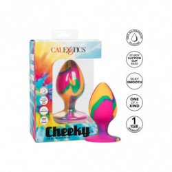 CALEXOTICS - TAPÓN ANAL GRANDE Y ATREVIDO CON ESTAMPADO TIE-DYE