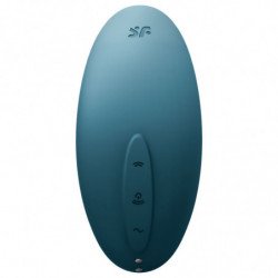 SATISFYER - VULVA LOVER 2 ESTIMULADOR Y VIBRADOR AZUL