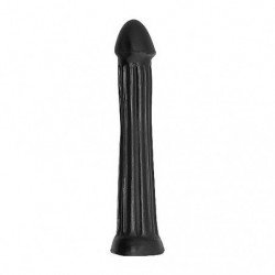 TODO NEGRO - DILDO CON ENCHUFE DE 31 CM