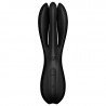 SATISFACTOR - TRÍO 2 VIBRADOR NEGRO