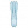 SATISFACTOR - TRÍO 1 VIBRADOR AZUL