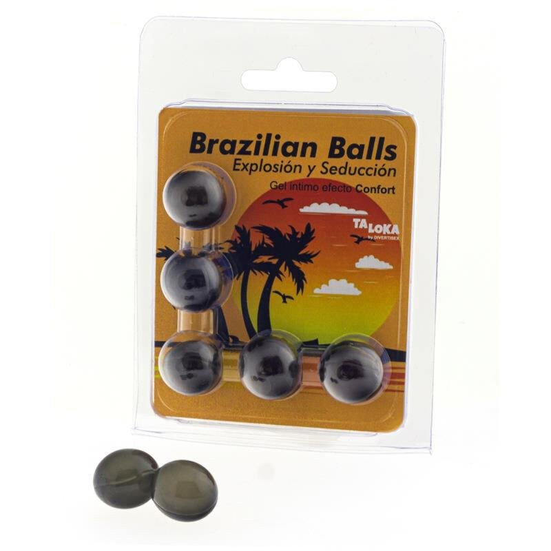 TALOKA - 5 BOLAS BRASILEÑAS CON EFECTO CONFORT Y GEL EXCITANTE