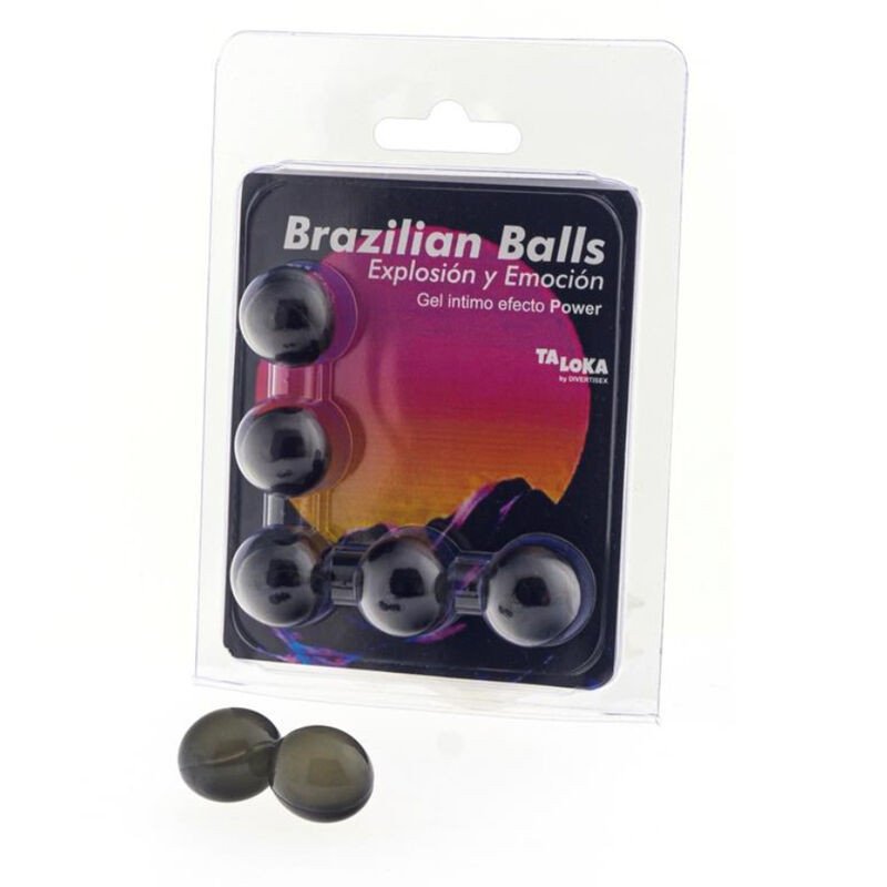 TALOKA - 5 BOLAS BRASILEÑAS GEL DE EFECTO PODEROSO Y EXCITANTE