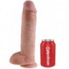 KING COCK - 11 PENE REALISTICO NATURAL 28 CM